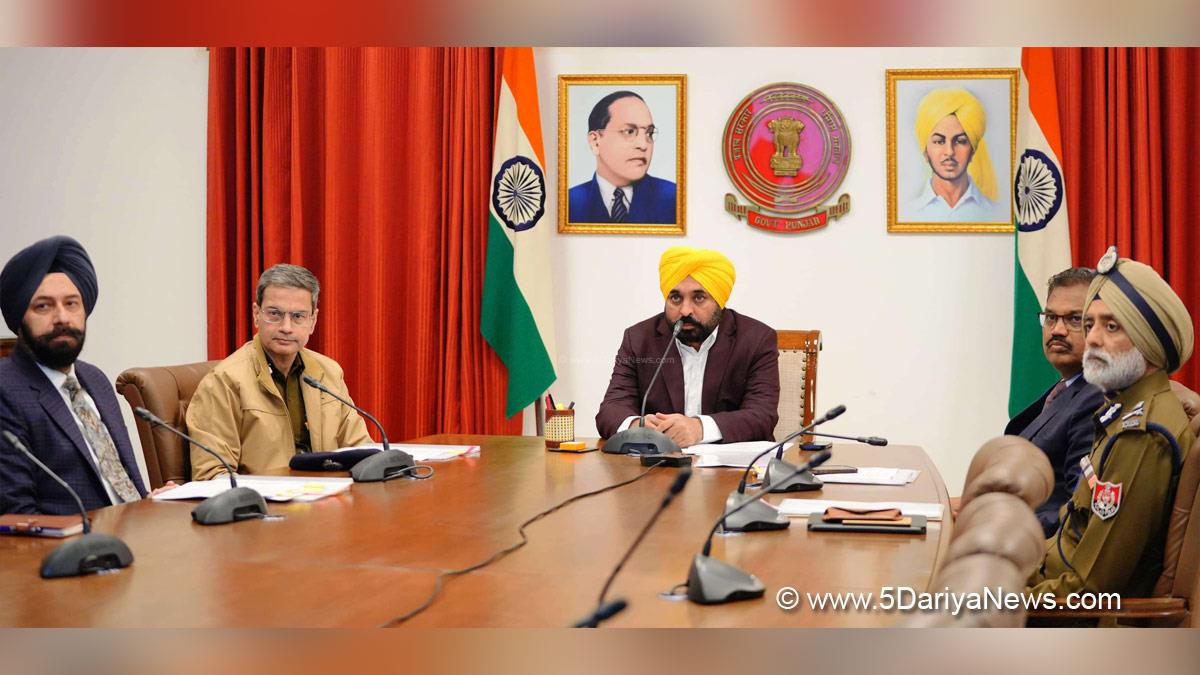 Bhagwant Mann, Bhagwant Singh Mann, AAP, Aam Aadmi Party, Aam Aadmi Party Punjab, AAP Punjab, Government of Punjab, Punjab Government, Punjab, Chief Minister Of Punjab, Gaurav Yadav, DGP Punjab, KAP Sinha,Chief Secretary of Punjab, Amit Shah, Union Home Minister, BJP, Bharatiya Janata Party