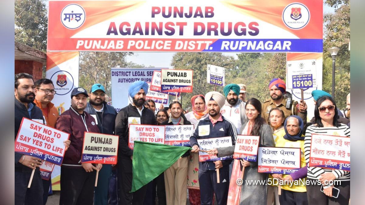 Punjab Admin, Police, Punjab Police, SSP, SSP Gulneet Singh Khurana, Rupnagar, Ropar, Rupnagar Police, Punjab Against Drugs