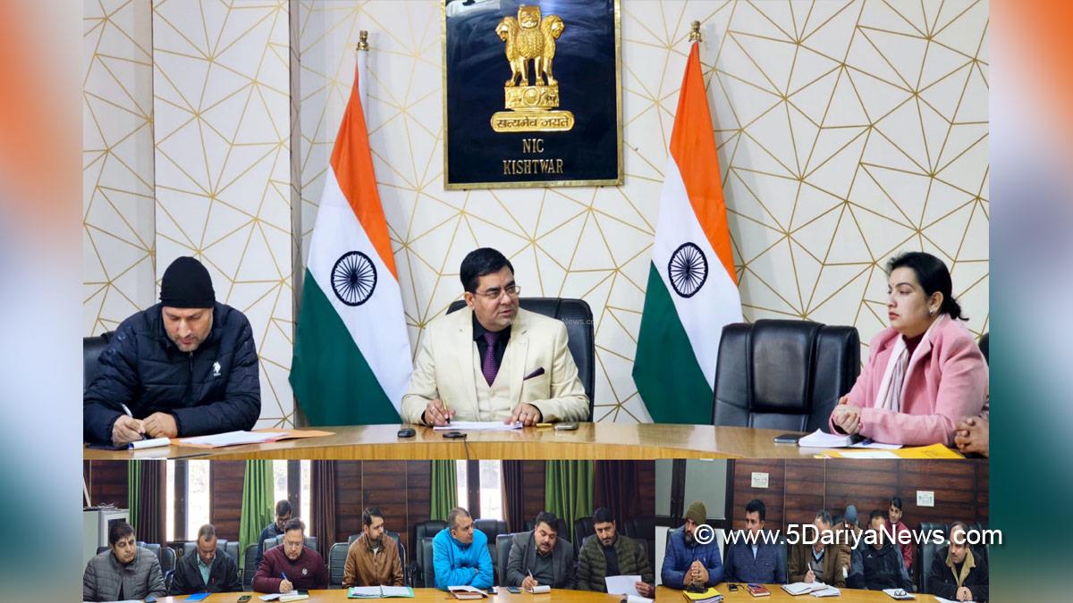 Rajesh Kumar Shavan, Kishtwar, DDC Kishtwar, District Development Commissioner Kishtwar, Kashmir, Jammu And Kashmir, Jammu & Kashmir, District Administration Kishtwar, District Good Governance Index, DGGI