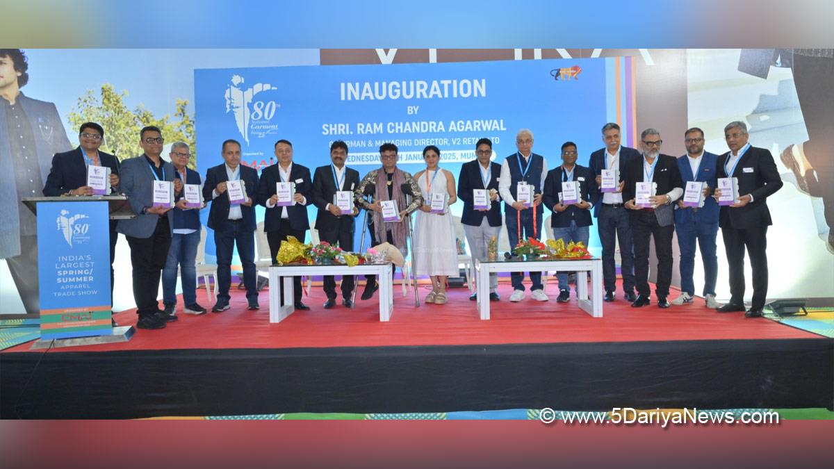 CMAI, CMAI National Garment Fair, NGF 2025, Santosh Katariya,Rahul Mehta,  V2 Retail Ltd, Clothing Manufacturers Association of India, Mumbai