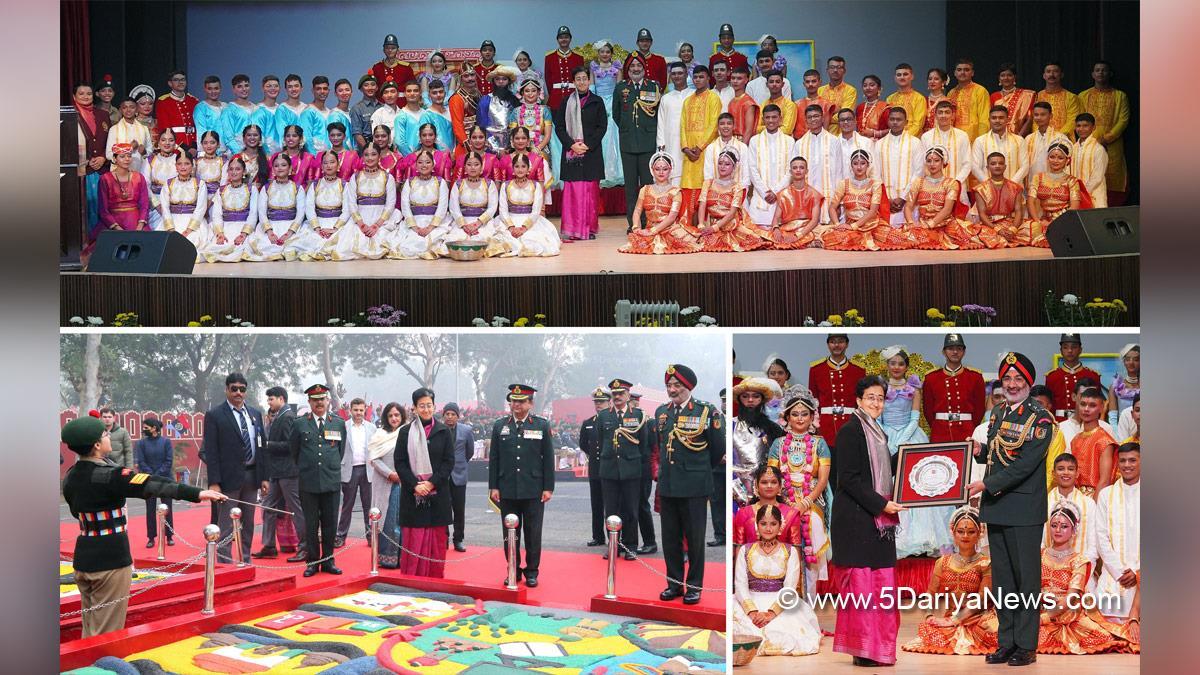 Atishi, AAP, Aam Aadmi Party, Military, NCC Republic Day Camp