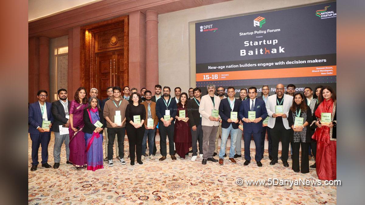 Startup Policy Forum, SPF, Department for Promotion of Industry & Internal Trade, DPIIT, Dr. Shamika Ravi,Economic Advisory Council to the Prime Minister, EAC PM