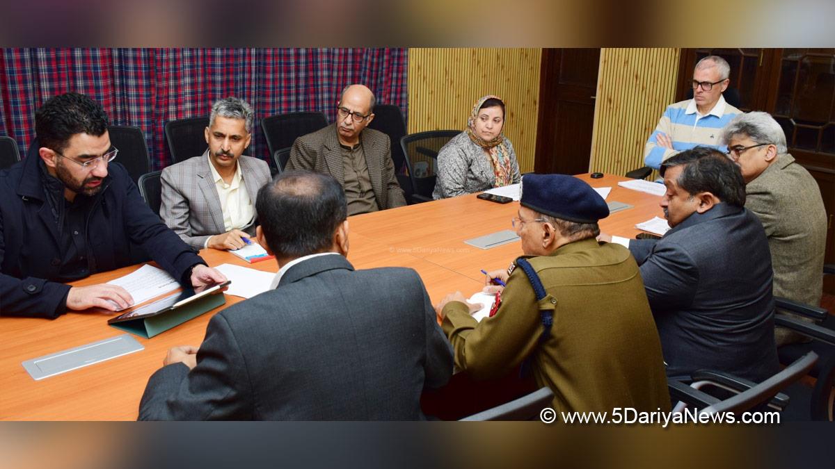 Omar Abdullah, Chief Minister of J&K, Jammu and Kashmir National Conference, National Conference, Srinagar, Kashmir, Jammu And Kashmir, Jammu & Kashmir, Sakeena Itoo, Nasir Aslam Wani, Atal Dulloo, Dheeraj Gupta, Ramesh Kumar, Dr. Syed Abid Rasheed Shah, Dr Syed Abid Rasheed Shah