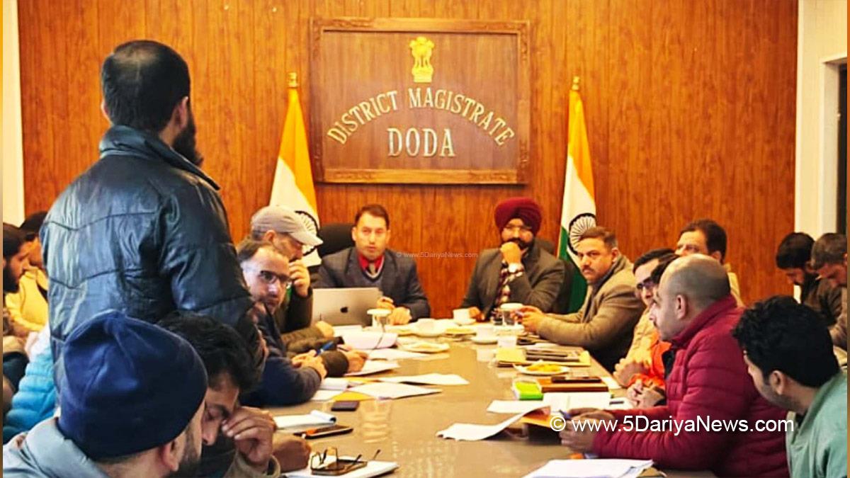 Harvinder Singh, Doda, Deputy Commissioner Doda, Kashmir, Jammu And Kashmir, Jammu & Kashmir, District Administration Doda, Jal Jeevan Mission, JJM, Khursheed Ahmad Shah