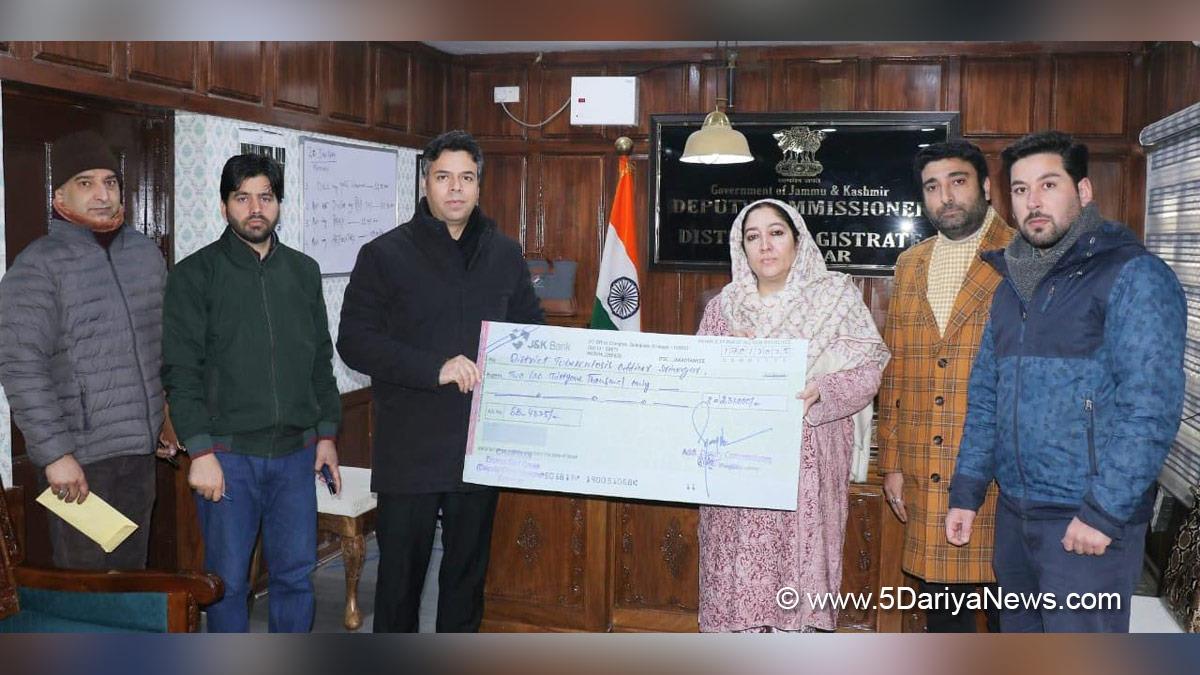 Dr. Bilal Mohi-Ud-Din Bhat, Srinagar, Deputy Commissioner Srinagar, Kashmir, Jammu And Kashmir, Jammu & Kashmir, District Administration Srinagar, Nikshay Poshan Yojana