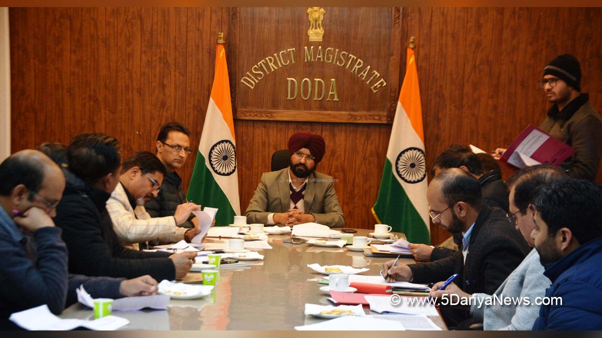 Harvinder Singh, Doda, Deputy Commissioner Doda, Kashmir, Jammu And Kashmir, Jammu & Kashmir, District Administration Doda, Central Road Fund, CRF, NABARD