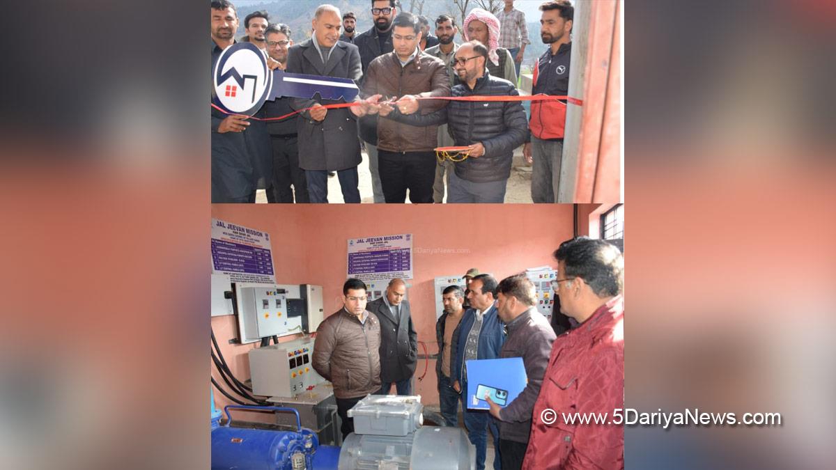 Vikas Kundal, Poonch, Deputy Commissioner Poonch, Kashmir, Jammu And Kashmir, Jammu & Kashmir, District Administration Poonch, Water Supply Schemes, WSS, Aspirational Block Development Programme, ABDP