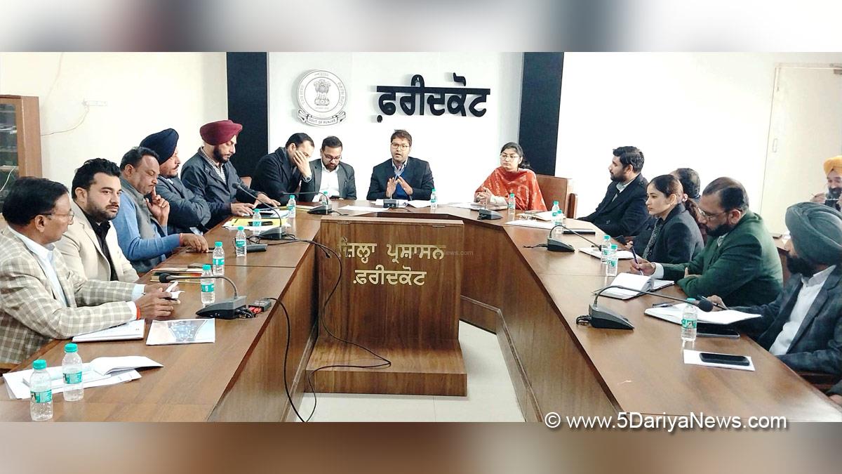 Vineet Kumar, DC Faridkot, Deputy Commissioner Faridkot, Faridkot 