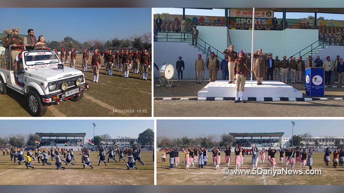 PoonamDeep Kaur, DC Barnala, Deputy Commissioner Barnala, Barnala, Republic Day, Republic Day 2025,76th Republic Day,Republic Day 2025,Republic Day of India,Republic Day Parade 2025