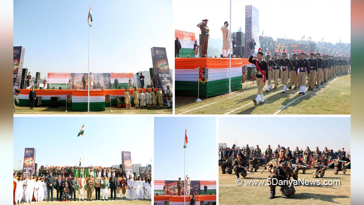 Lovely Professional University, Jalandhar, Phagwara, LPU, LPU Campus, Ashok Mittal, Rashmi Mittal, 76th Republic Day,Republic Day of India, Republic Day 2025, Republic Day Parade 2025, National flag