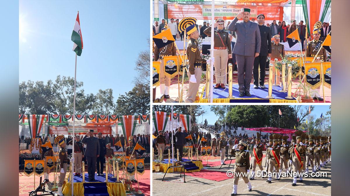  Yadvinder Goma,Himachal Pradesh,Himachal,Congress,Indian National Congress,Himachal Congress,Shimla,Himachal Admin, Hemraj Bairwa, Deputy Commissioner Kangra, Himachal Pradesh,DC Kangra, 76th Republic Day,Republic Day of India,Republic Day 2025,Republic Day Parade 2025,National flag