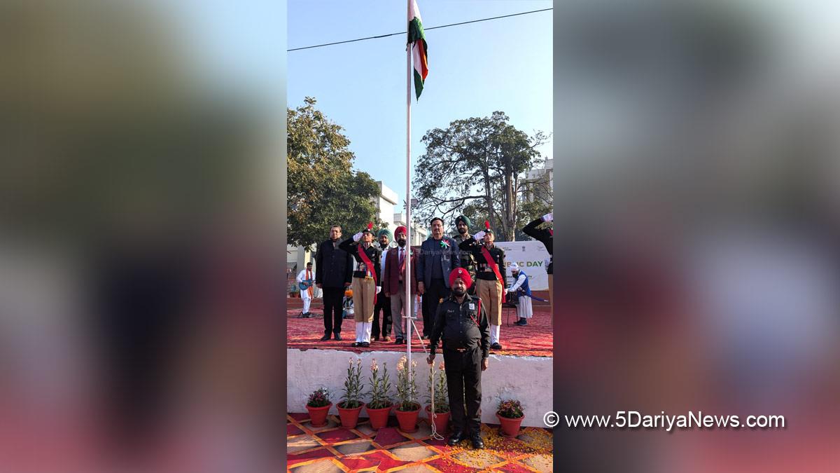 Rayat Bahra University, Rayat Bahra Group of Institutions, RBGI, Gurvinder Singh Bahra, 76th Republic Day,Republic Day of India, Republic Day 2025, Republic Day Parade 2025, National flag 