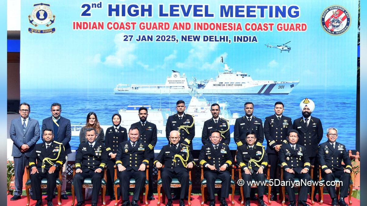 Military, Indian Coast Guard, ICG, Indonesia Coast Guard, Badan Keamanan Laut Republik Indonesia, Director General ICG General Paramesh Sivamani, BAKAMLA Chief Vice Admiral Irvansyah