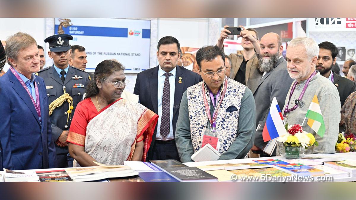 Droupadi Murmu, President of India, President, Indian President, Rashtrapati, Book Fair Highlights, New Delhi World Book Fair, Book Fair Highlights