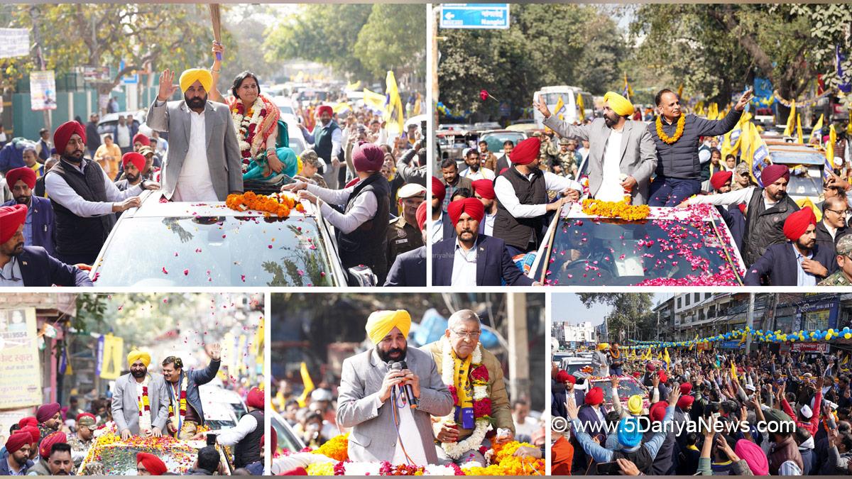 Bhagwant Mann, Bhagwant Singh Mann, AAP, Aam Aadmi Party, Aam Aadmi Party Punjab, AAP Punjab, Government of Punjab, Punjab Government, Punjab, Chief Minister Of Punjab, Satyendar Jain, Bhagwant Mann, Delhi Assembly Elections 2025, Adarsh Nagar, Shalimar Bagh, Shakur Basti, Wazirpur, Delhi Elections 2025