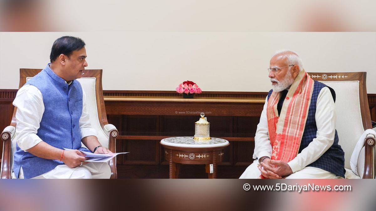 Narendra Modi, Modi, BJP, Bharatiya Janata Party, Prime Minister of India, Prime Minister, Narendra Damodardas Modi, Himanta Biswa Sarma, Assam Chief Minister, Chief Minister Of Assam