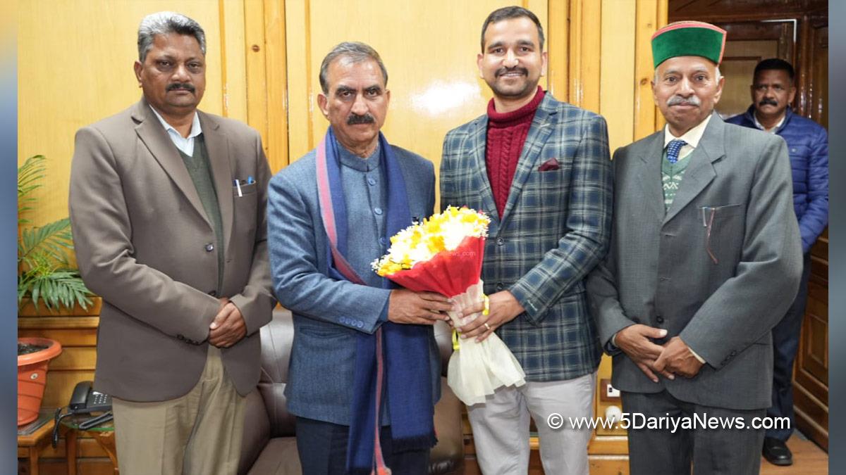 Sukhvinder Singh Sukhu, Himachal Pradesh, Himachal, Congress, Indian National Congress, Himachal Congress, Shimla, Chief Minister of Himachal Pradesh, Himachal Pradesh Administrative Services, HPAS, Umesh Sharma