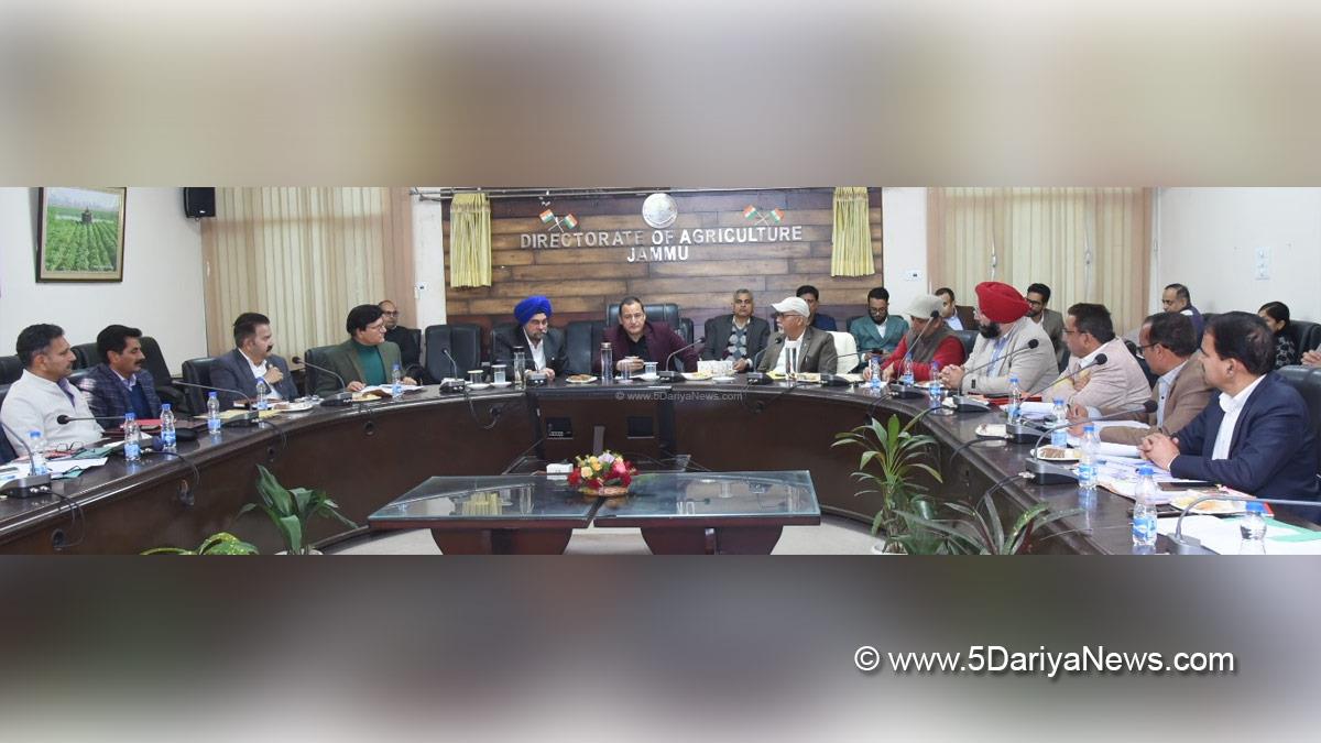 Javid Ahmad Dar, Javid Dar, Jammu and Kashmir National Conference, National Conference,  Kashmir, Jammu And Kashmir, Jammu & Kashmir, Arvinder Singh Reen, Agriculture, Director Agriculture Jammu