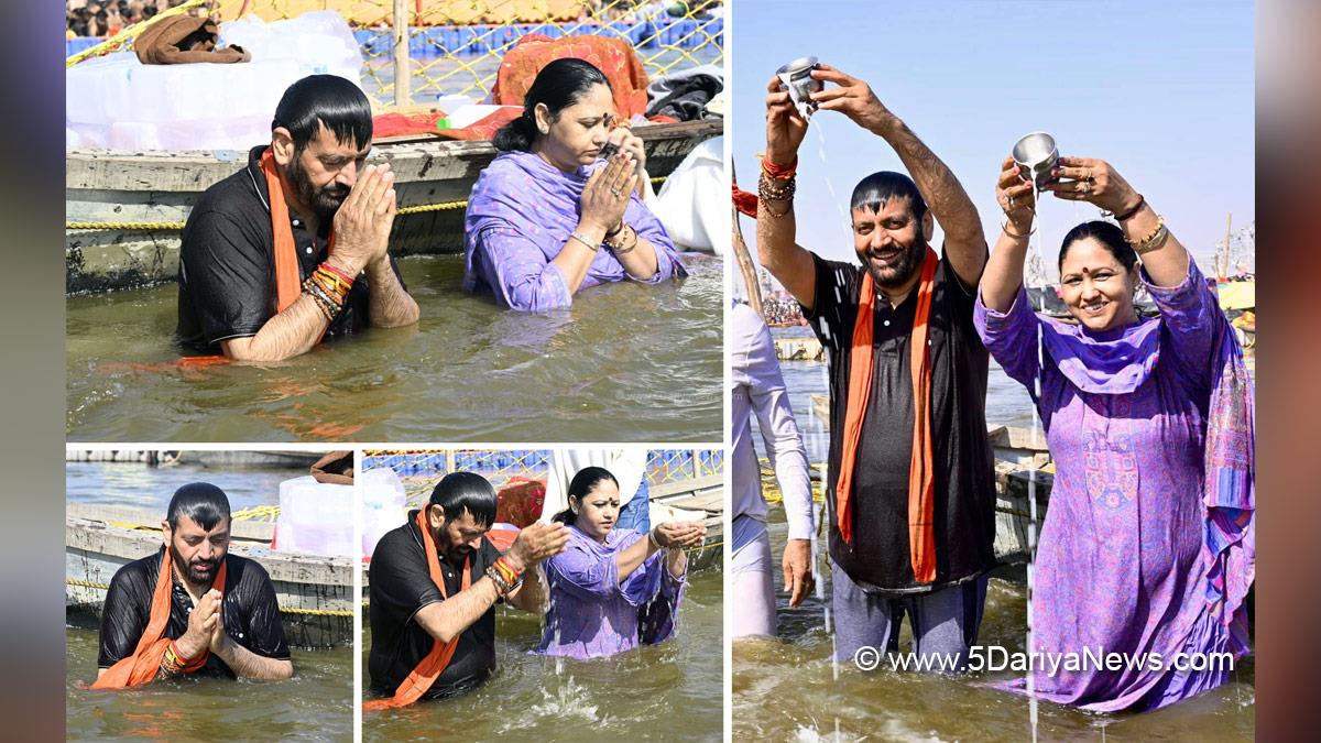 Nayab Singh Saini, Haryana, Bharatiya Janata Party, BJP, Haryana Chief Minister, Chief Minister of Haryana, BJP Haryana, Prayagraj, Maha Kumbh