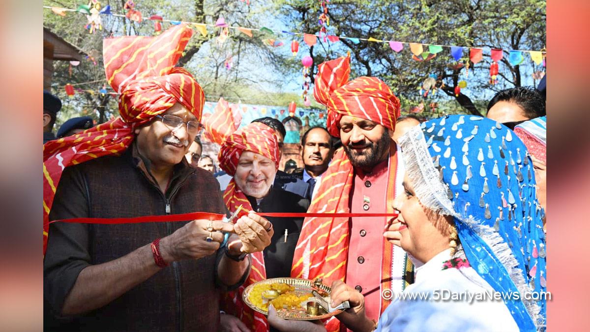 Gajendra Singh Shekhawat,Nayab Singh Saini,Haryana,Bharatiya Janata Party,BJP,Haryana Chief Minister,Chief Minister of Haryana,BJP Haryana,Dr. Arvind Sharma,Vipul Goel,Krishan Kumar Bedi,Rajesh Nagar,Faridabad,38th Surajkund International Crafts Mela,Surajkund International Crafts Mela