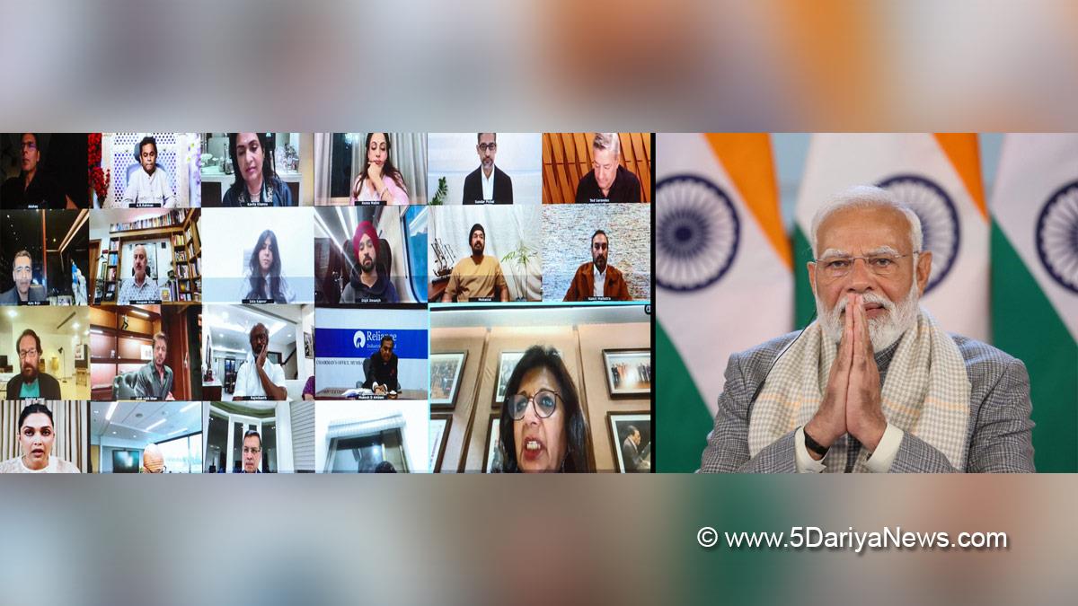 Narendra Modi, Modi, BJP, Bharatiya Janata Party, Prime Minister of India, Prime Minister, Narendra Damodardas Modi, WAVES Advisory Board Meeting, WAVES