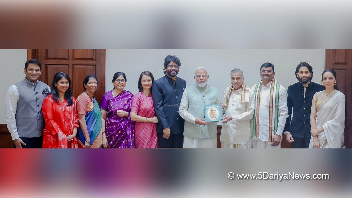 Narendra Modi, Modi, BJP, Bharatiya Janata Party, Prime Minister of India, Prime Minister, Narendra Damodardas Modi, Akkineni Nageswar Rao, Nagarjuna Akkineni 