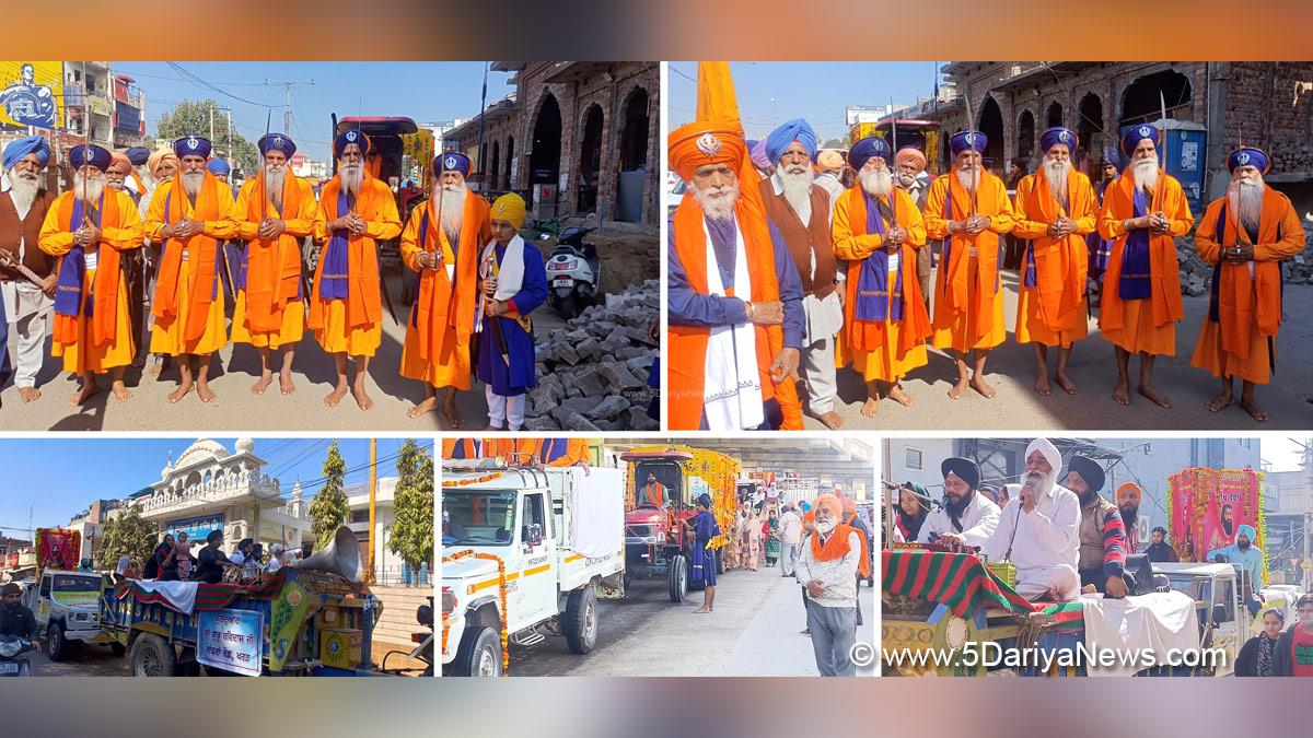 Religious, Guru Ravidas Ji, Nagar Kirtan, Gurdwara Sri Guru Ravidas Ji, Sri Guru Ravidas Sabha, Kharar, Kharar News, News of Kharar, Kharar Updates