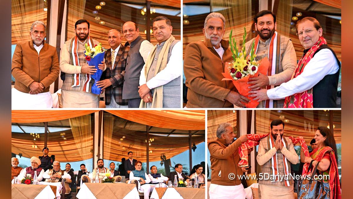 Nayab Singh Saini, Haryana, Bharatiya Janata Party, BJP, Haryana Chief Minister, Chief Minister of Haryana, BJP Haryana, 38th Surajkund International Crafts Mela 2025 , Surajkund International Crafts Mela , Surajkund Mela , Surajkund , Faridabad, Dr. Arvind Kumar Sharma, Krishan Pal Gurjar, Shyam Singh Rana