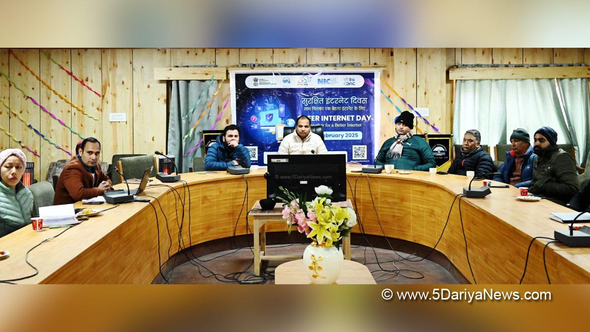Rahul Kumar,DC Lahaul & Spiti,Deputy Commissioner DC Lahaul & Spiti,Himachal Pradesh, Safe Internet Day