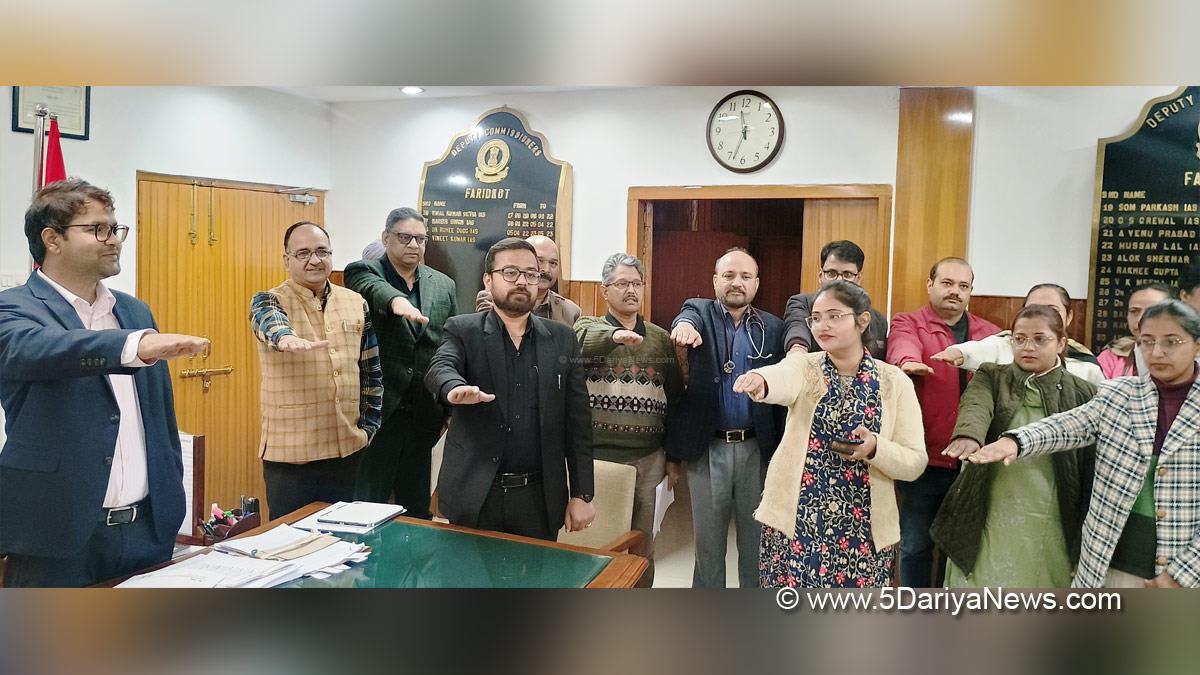Vineet Kumar, DC Faridkot, Deputy Commissioner Faridkot, Faridkot 