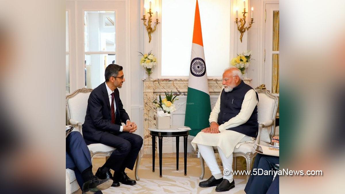 Narendra Modi, Modi, BJP, Bharatiya Janata Party, Prime Minister of India, Prime Minister, Narendra Damodardas Modi, Sundar Pichai