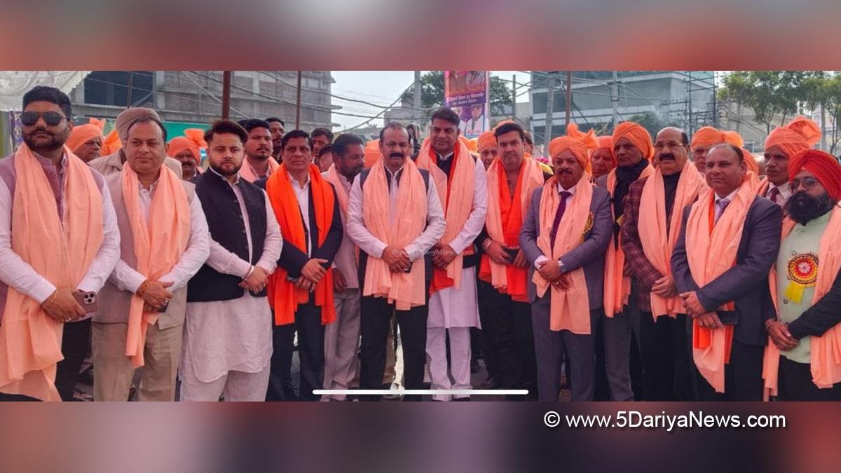 Religious, Mayor, Vineet Dhir, Mayor Vineet Dhir, Guru Ravidass Ji, Shobha Yatra, Jalandhar