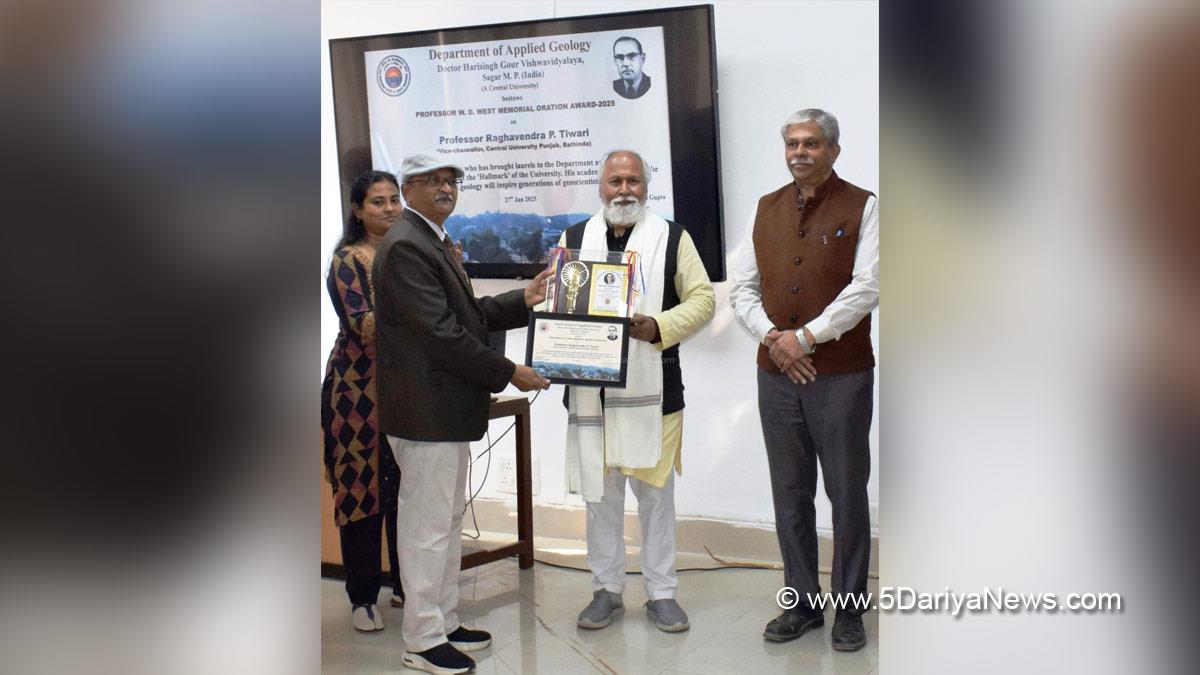 Central University of Punjab, CUPB, Bathinda, Prof. Raghvendra P Tiwari
