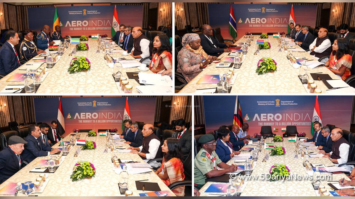 Rajnath Singh, Union Defence Minister, Defence Minister of India, BJP, Bharatiya Janata Party, Aero India 2025, Bengaluru