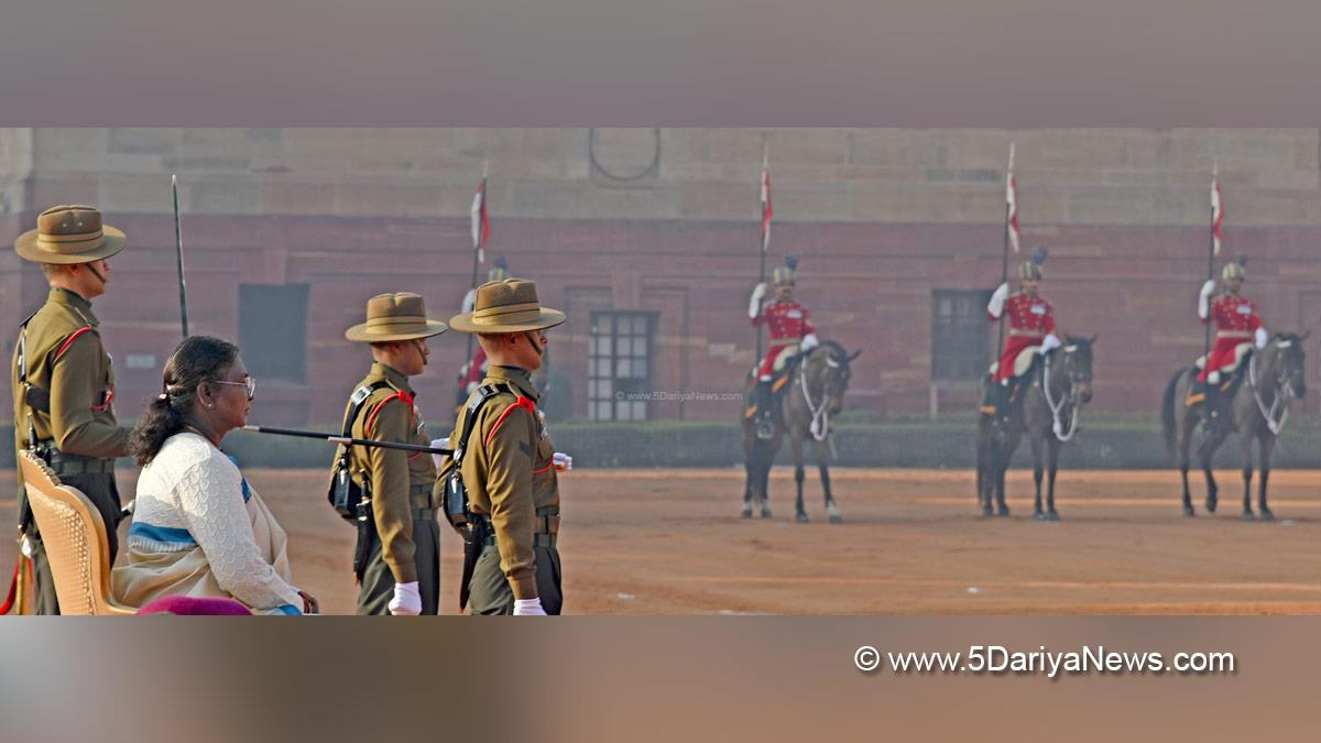 Droupadi Murmu, President of India, President, Indian President, Rashtrapati, Change of Guard Ceremony