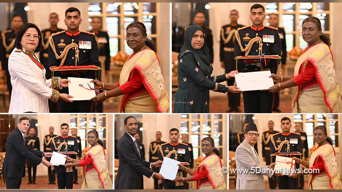 Droupadi Murmu, President of India, President, Indian President, Rashtrapati,  Cambodia, Maldives, Somalia, Cuba, Nepal, Rath Many, Aishath Azeema, Dr Abdullahi Mohammed Odowa, Juan Carlos Marsan Aguilera, Dr Shankar Prasad Sharma