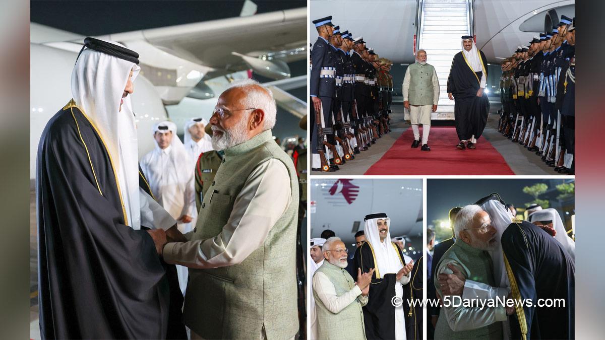Narendra Modi, Modi, BJP, Bharatiya Janata Party, Prime Minister of India, Prime Minister, Narendra Damodardas Modi, Sheikh Tamim Bin Hamad Al Thani