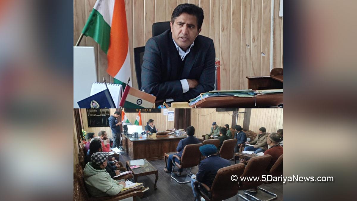 Baseer ul Haq Chowdary, Ramban, Deputy Commissioner Ramban, Kashmir, Jammu And Kashmir, Jammu & Kashmir, District Administration Ramban, Shri Amarnath Ji Yatra, Shri Amarnathji Yatra 2025, Amarnathji Yatra, Amarnathji Yatra 2025, Shri Amarnath Ji Pilgrimage, Shri Amarnathji Shrine Board, SASB, SANJY 2025