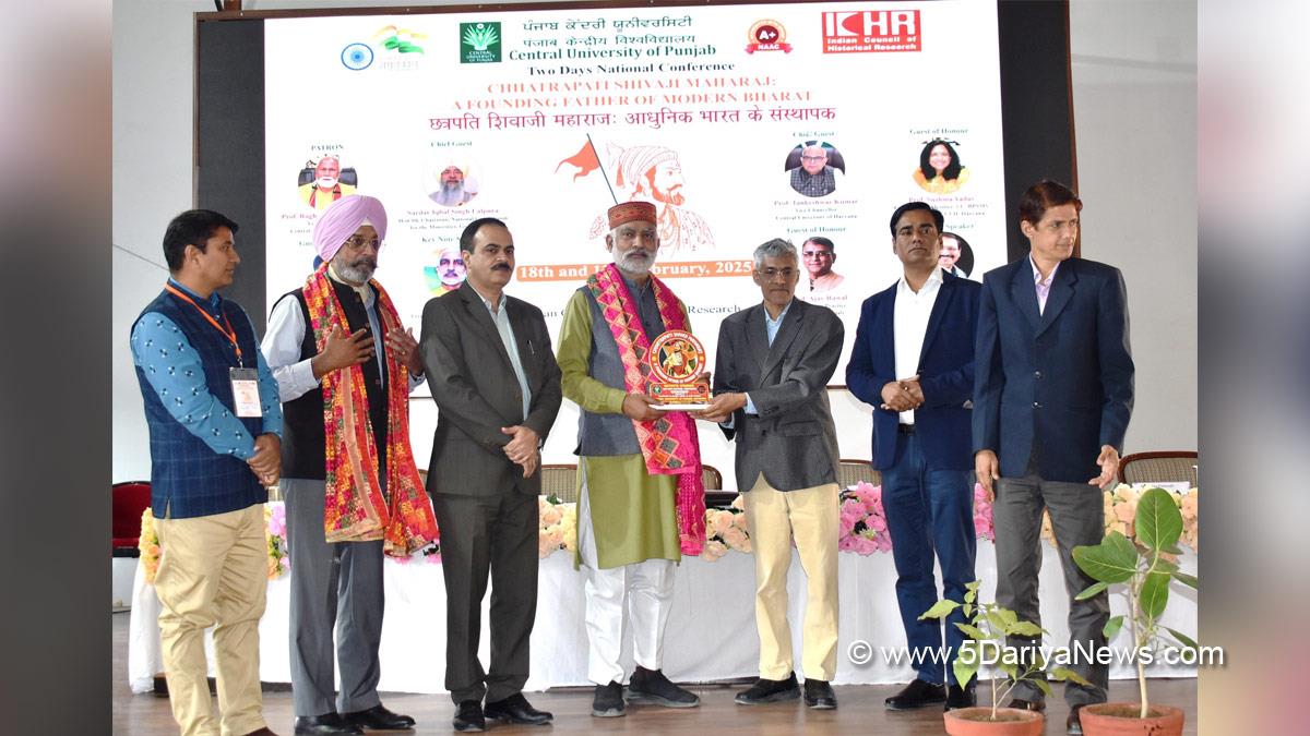 Central University of Punjab, CUPB, Bathinda, Prof. Raghvendra P Tiwari