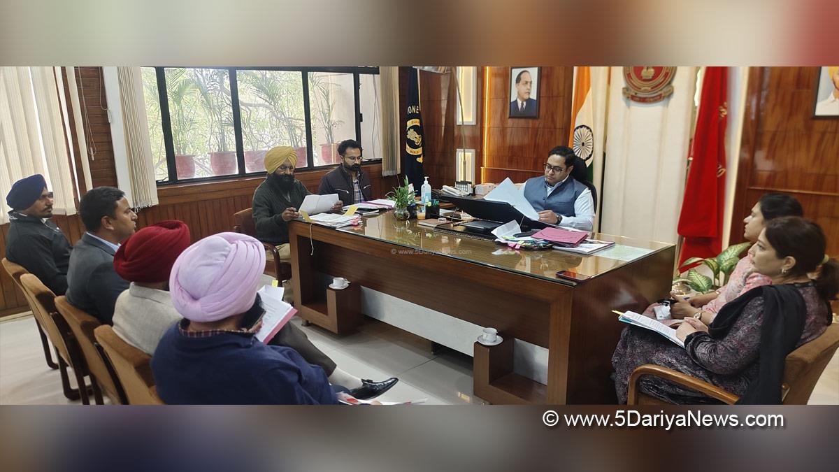 Vishesh Sarangal, DC Moga, Deputy Commissioner Moga, Moga