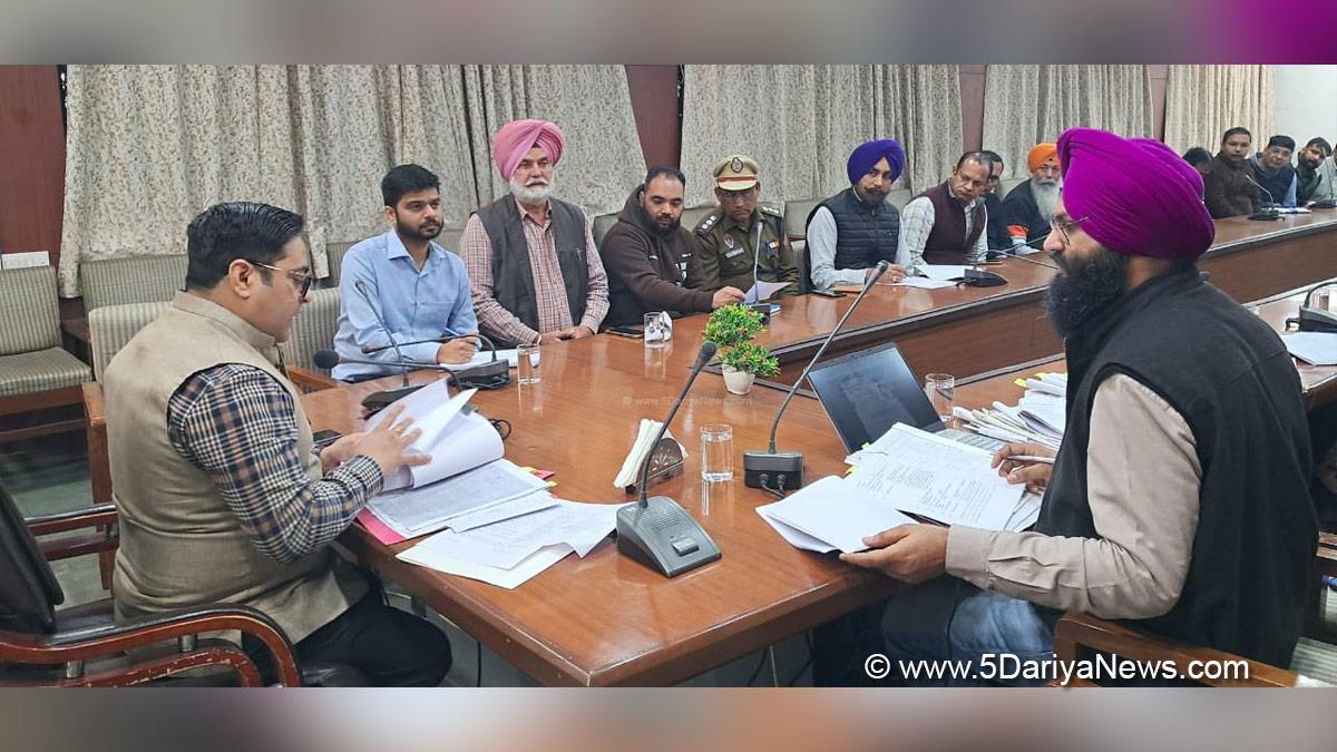 Vishesh Sarangal, DC Moga, Deputy Commissioner Moga, Moga