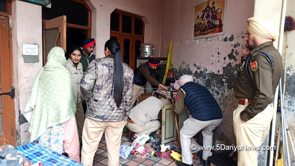 Crime News Punjab, Punjab Police, Police, Crime News, Sangrur Police, Sangrur, Sartaj Singh Chahal, Cordon & Search Operation, CASO