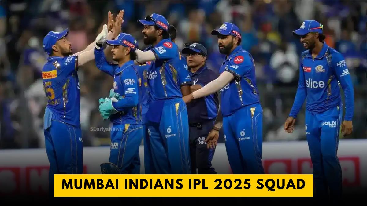 Mumbai Indians IPL 2025 Squad