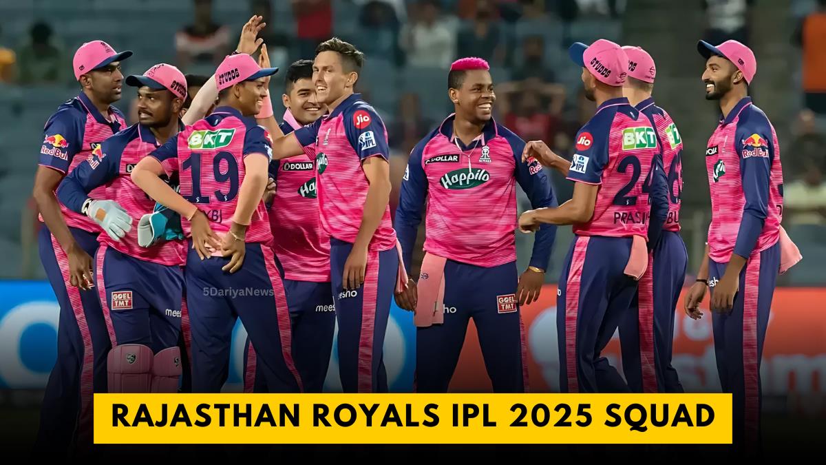 Rajasthan Royals IPL 2025 Squad