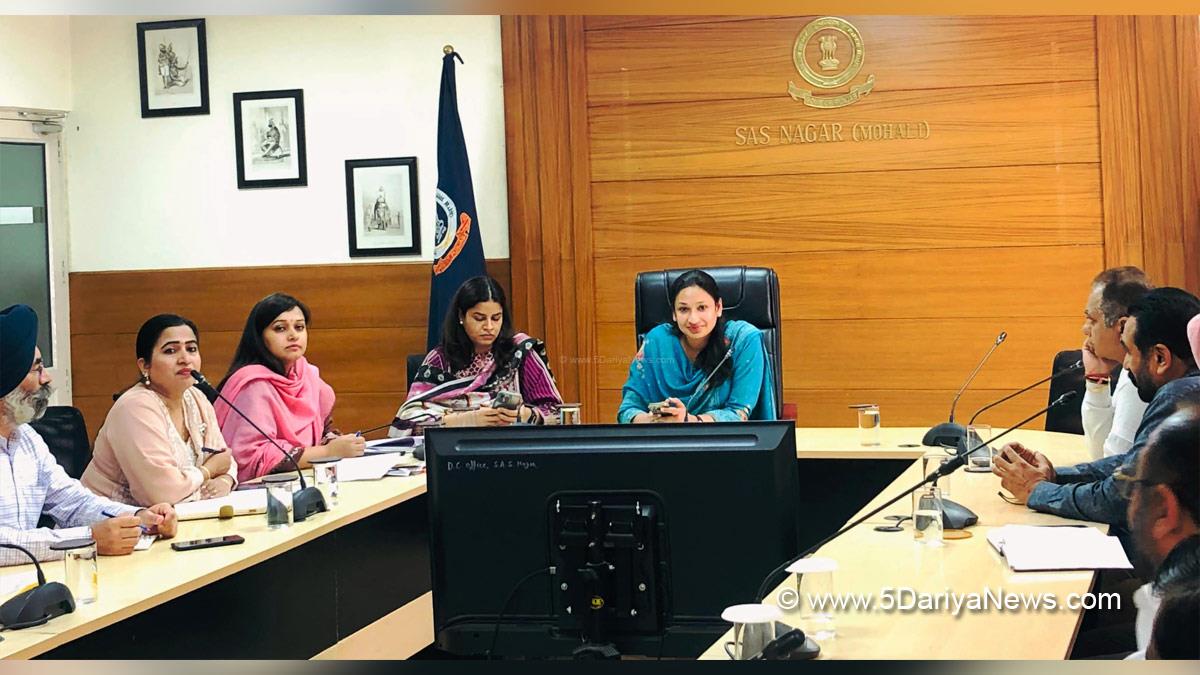 Komal Mittal, DC Mohali, Deputy Commissioner Mohali, S A S Nagar, S A S Nagar Mohali, Mohali, Sahibzada Ajit Singh Nagar