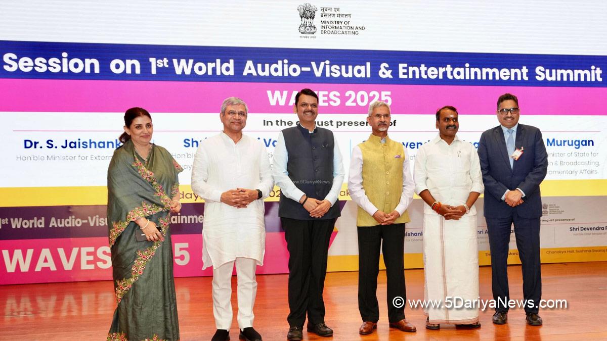 Subrahmanyam Jaishankar, BJP, Bharatiya Janata Party, Ashwini Vaishnaw, Chief Minister of Maharashtra, Devendra Fadnavis, Dr L Murugan, WAVES 2025