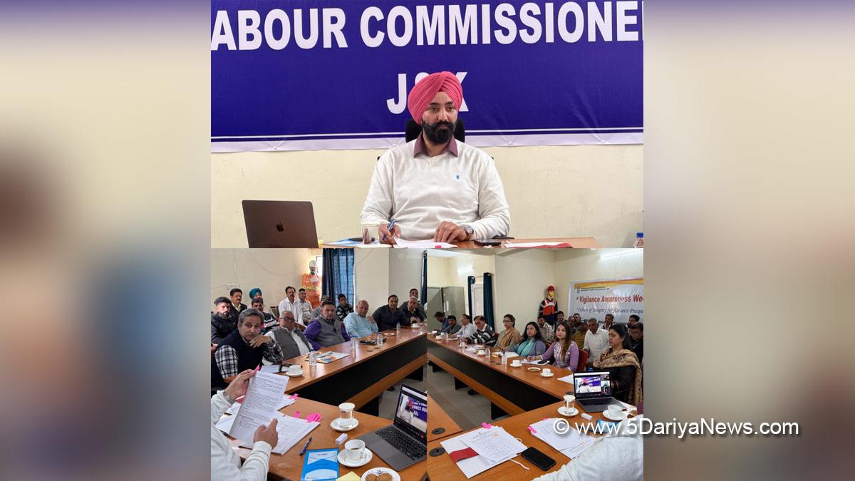 Charandeep Singh, Labour Commissioner JK, Kashmir, Jammu And Kashmir, Jammu