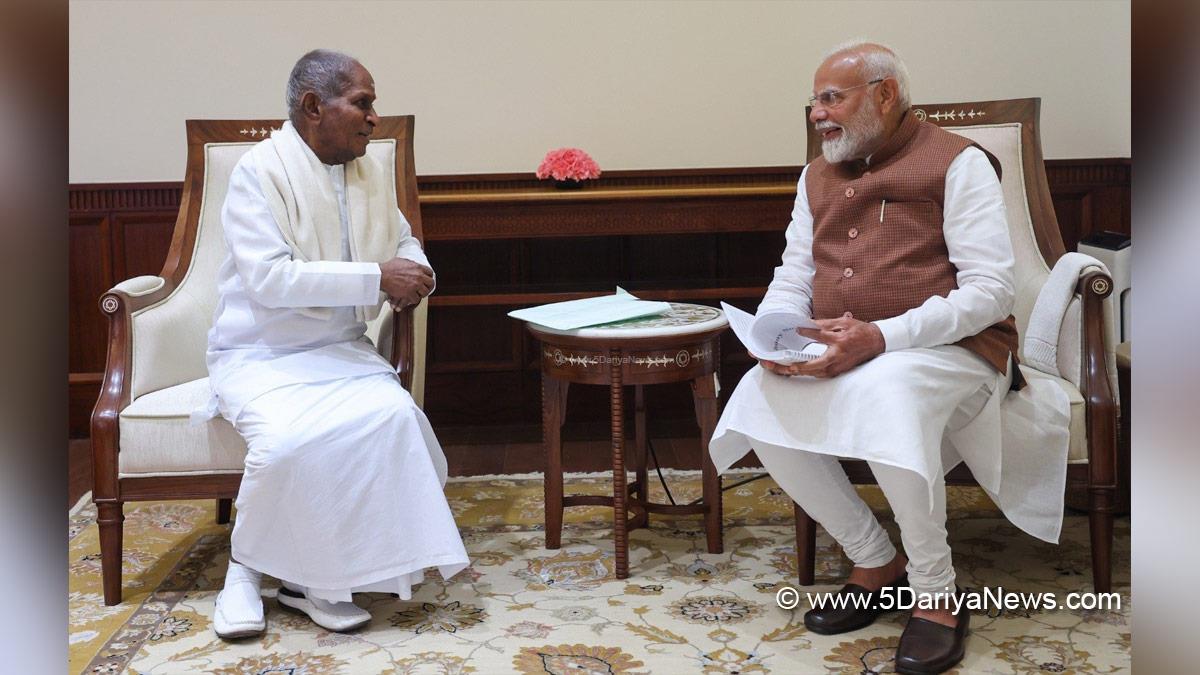 Narendra Modi, Modi, BJP, Bharatiya Janata Party, Prime Minister of India, Prime Minister, Narendra Damodardas Modi, Ilaiyaraaja, Thiru Ilaiyaraaja, Valiant Symphony, Royal Philharmonic Orchestra, Indian Music, Western Classical Music