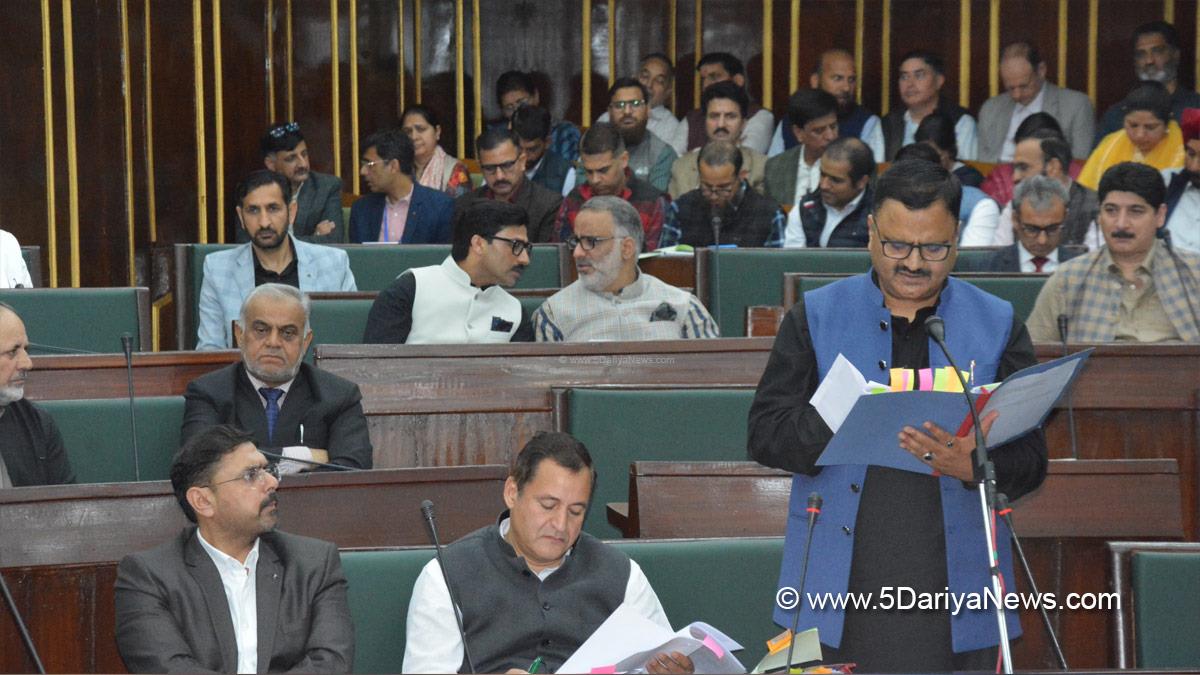 Javed Ahmed Rana, Javed Rana, Jammu and Kashmir National Conference, National Conference, Kashmir, Jammu And Kashmir, Jammu, Jal Jeevan Mission, Jal Shakti Department, Water Supply Schemes