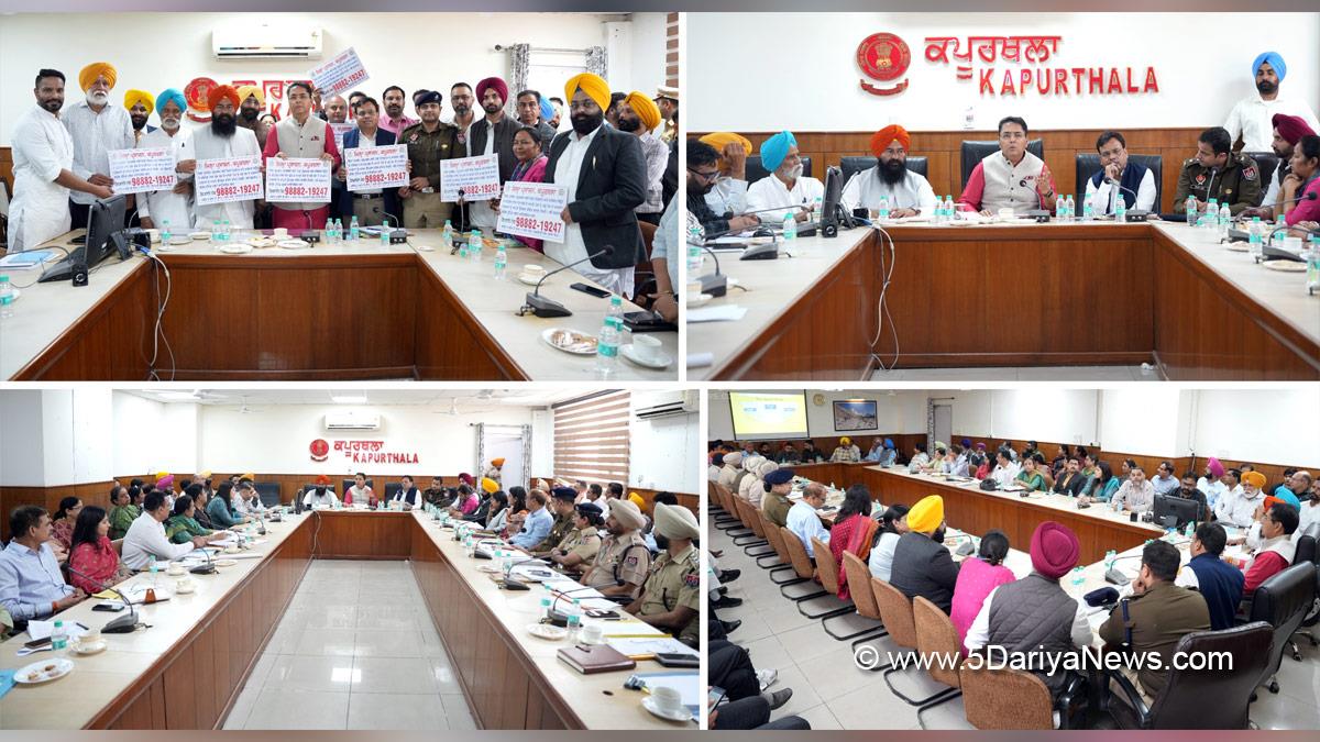 Aman Arora, AAP, Aam Aadmi Party, AAP Punjab, Aam Aadmi Party Punjab,Government of Punjab, Punjab Government, Anti Drug Mission, Drive Against Drugs, Comprehensive Action against Drug Abuse, CADA, Nasha Mukt Bharat Abhiyan, War Against Drugs, Yudh Nashian Virudh, Amit Kumar Panchal, DC Kapurthala, Deputy Commissioner Kapurthala, Kapurthala